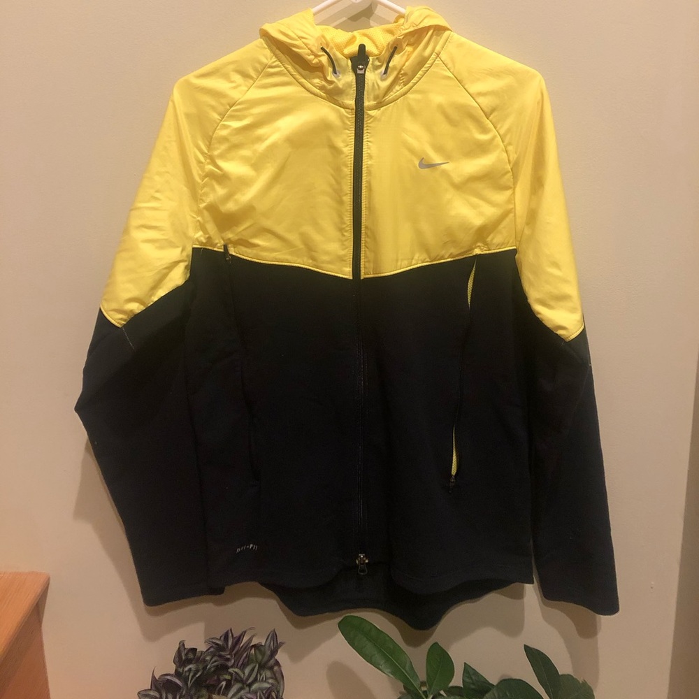 Nike Running Jacket (Black/Yellow)